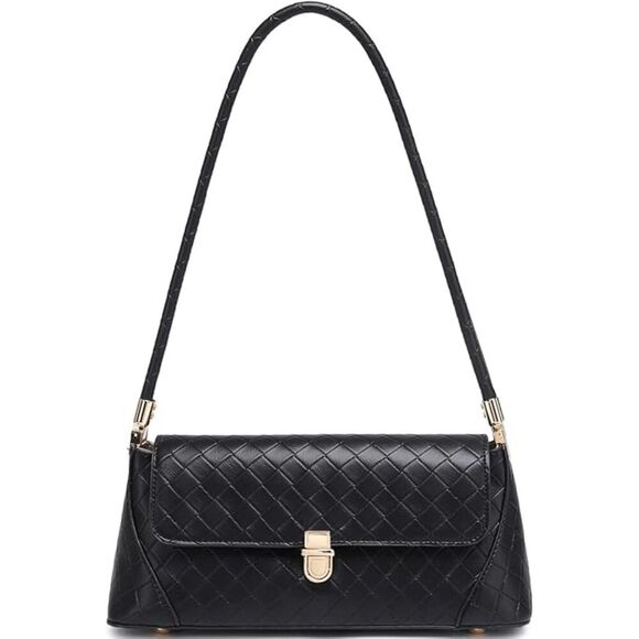 unbrand Handbags - Women Black Gold Imported Vintage Retro Classic Cute Hobo Tote Mini Clutch Bags